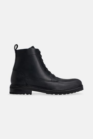 GORDON & BROS Leder-Schnürstiefel 'Core' schwarz