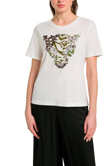 MARC CAIN T-Shirt weiß