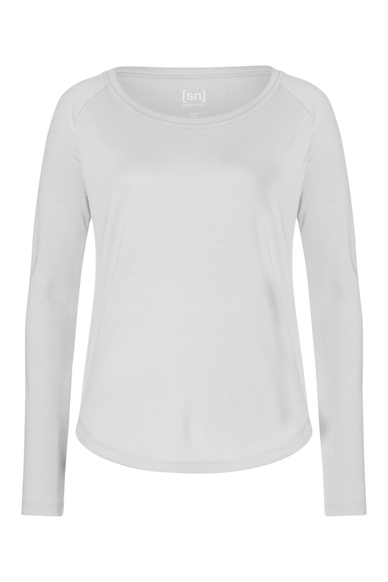 SUPER.NATURAL Longsleeve hellgrau, Bild 1
