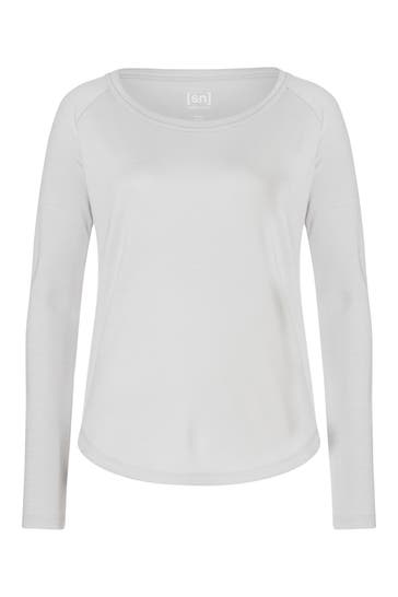SUPER.NATURAL Longsleeve hellgrau