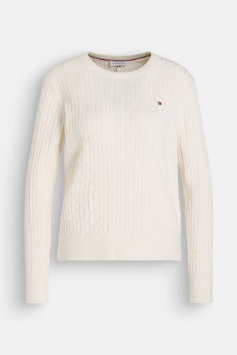 TOMMY HILFIGER Strickpullover creme