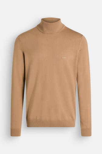 BOSS Rollkragenpullover 'Baldebert' camel