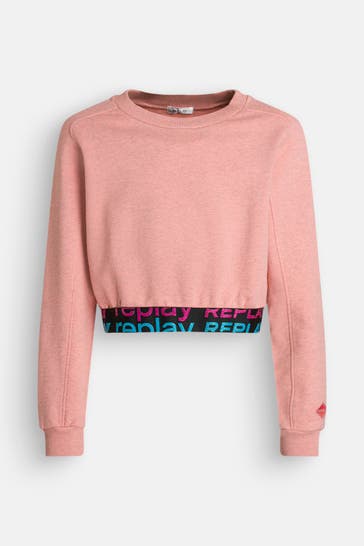 REPLAY Sweatshirt lachs