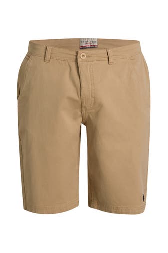 U.S. POLO ASSN. Chino-Shorts hellbraun