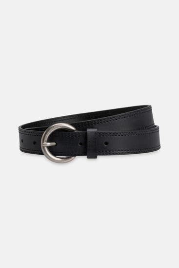 TIMBERLAND - Ledergürtel schwarz