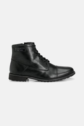 BUGATTI Leder-Boots 'Catano' schwarz