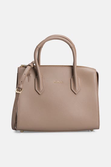 FURLA - Handtasche steingrau