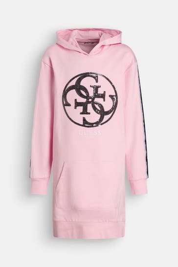 GUESS Sweatkleid rosa
