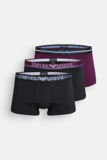 EMPORIO ARMANI 3er-Pack Boxer Trunks mehrfarbig
