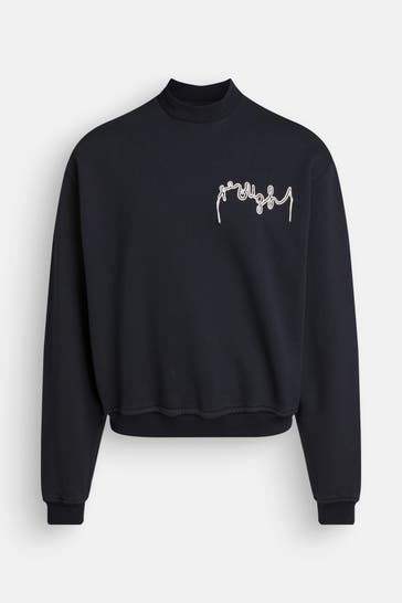 ROUGH. Sweatshirt schwarz