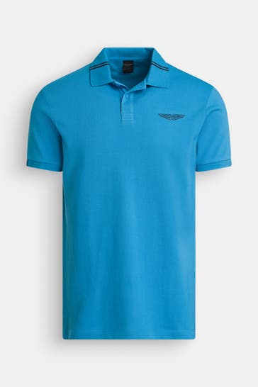 HACKETT Polo-Shirt 'blau