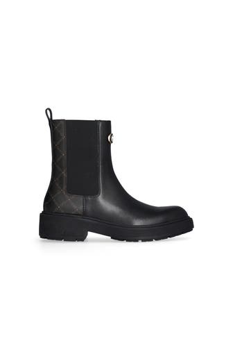 LIU JO Chelsea-Boots 'London' schwarz gemustert