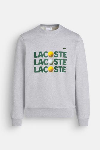 LACOSTE Strickpullover hellgrau