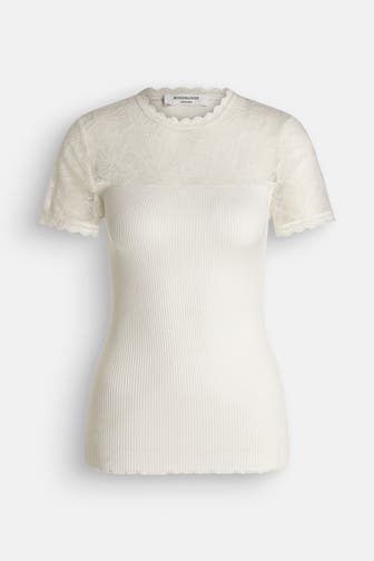 ROSEMUNDE Seidenmix-Shirt 'Beatha' weiß