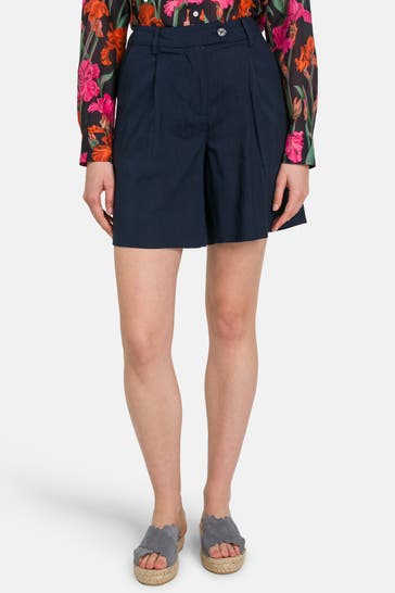GANT Leinen-Shorts dunkelblau