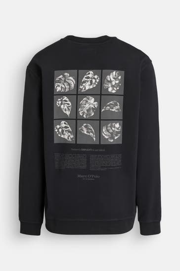 MARC O'POLO Sweatshirt schwarz