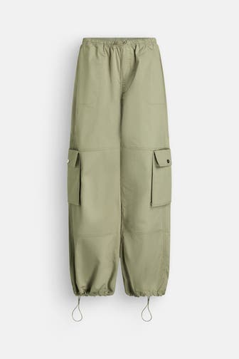 BLACK PALMS Cargohose 'Kaera' graugrün