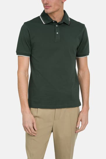 COLMAR Polo-Shirt tannengrün