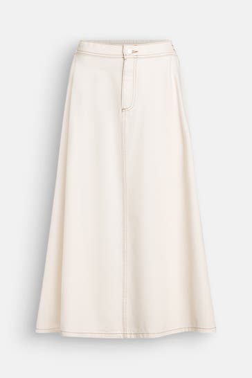 MARC O'POLO DENIM Jeansrock ecru