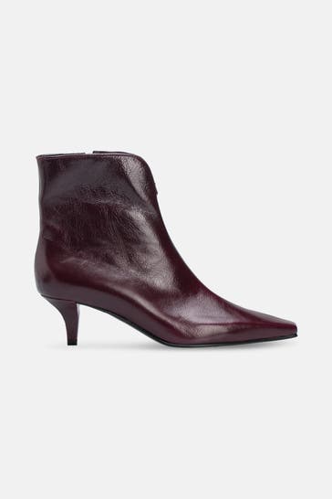 KENNEL & SCHMENGER Lederstiefeletten 'Franca' weinrot