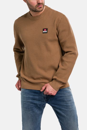 DIESEL Strickpullover hellbraun