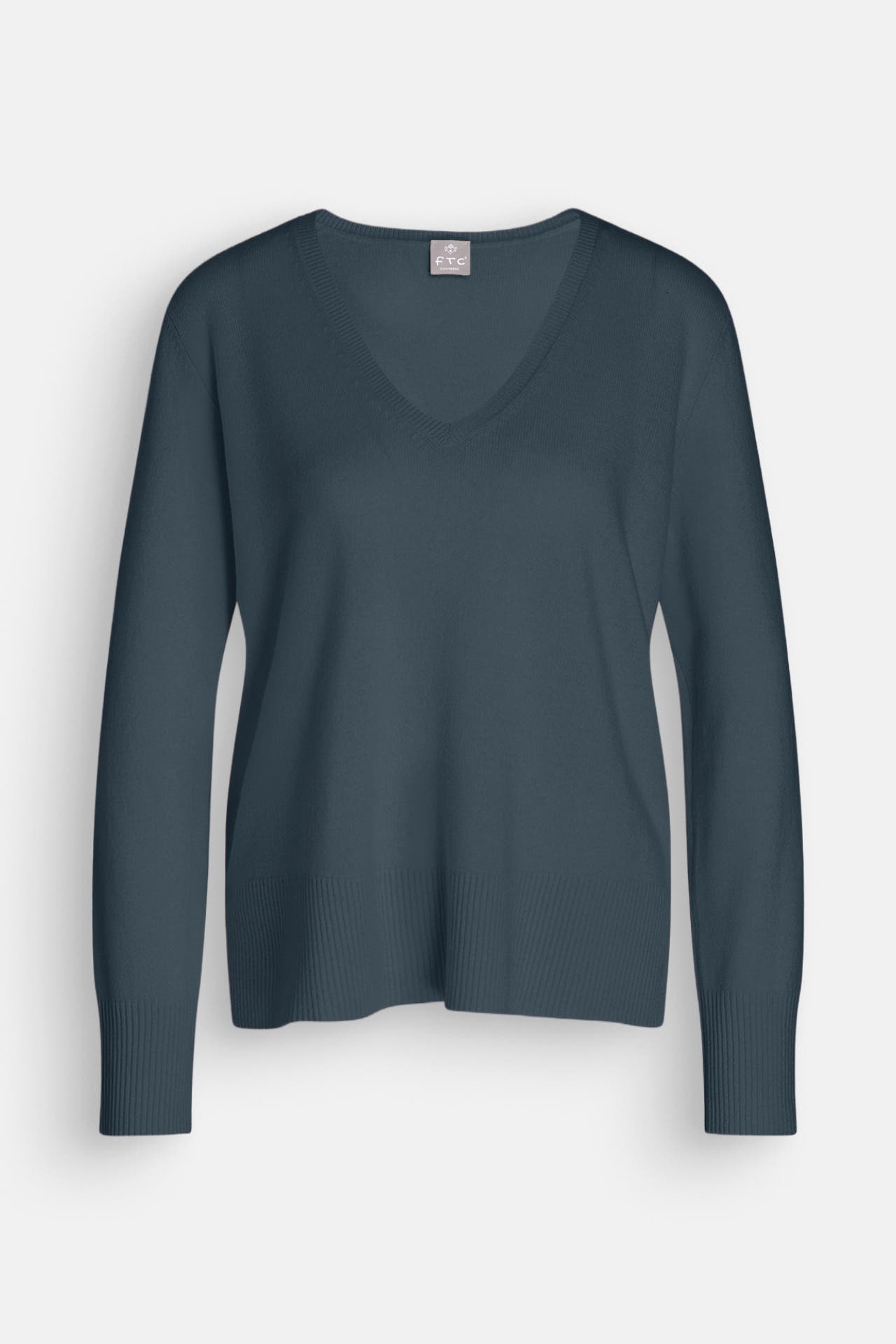 FTC Kaschmir-Pullover dunkelgrau, Bild 1