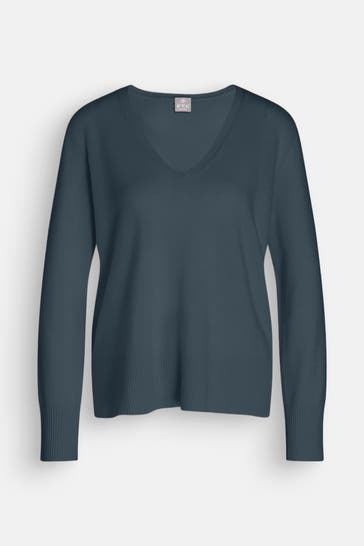 FTC Kaschmir-Pullover dunkelgrau