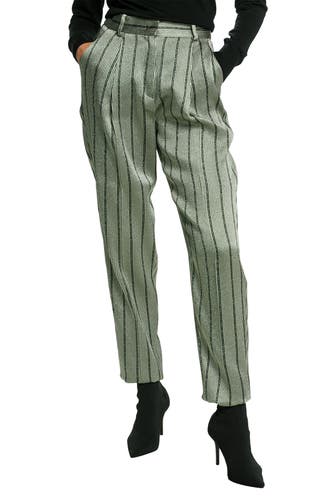 EMPORIO ARMANI Stoffhose gestreift