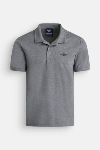 AERONAUTICA MILITARE Polo-Shirt grau