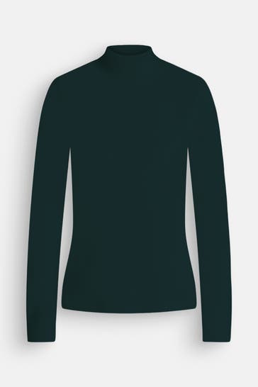 MAERZ MUENCHEN Dark green Turtleneck Sweater