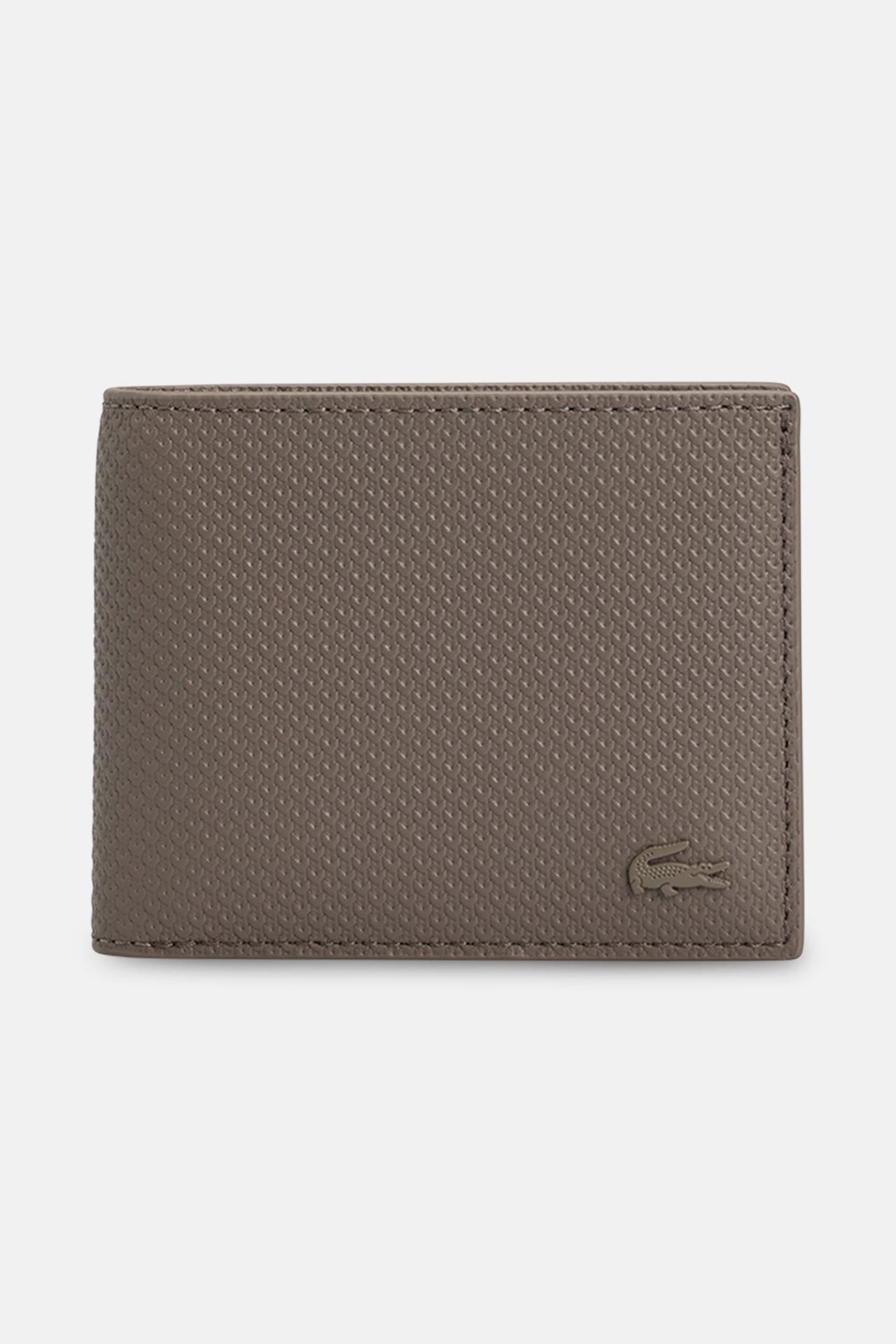 LACOSTE Ledergeldbörse 'Chantaco' taupe, Bild 1
