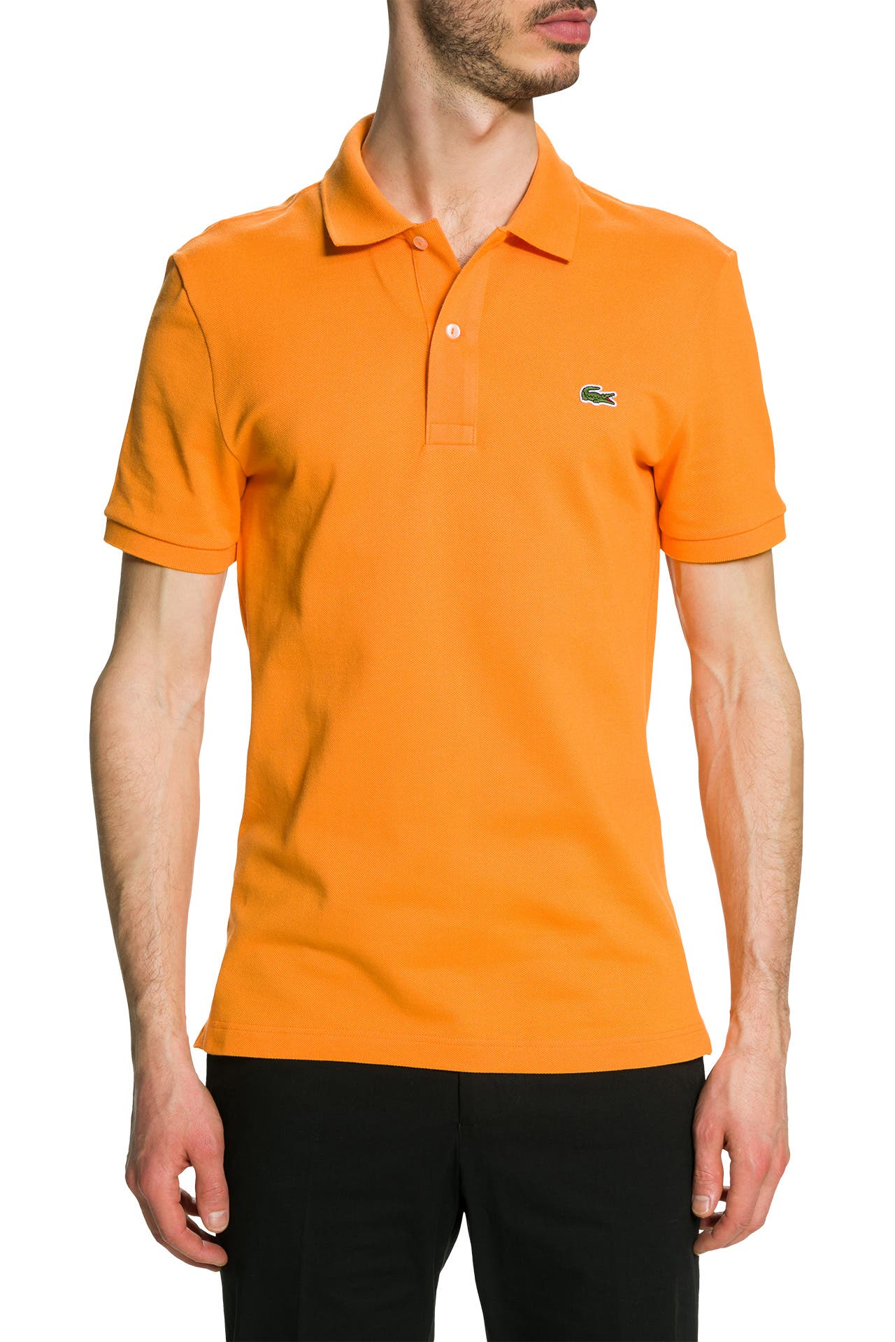 Lacoste polo orange best sale