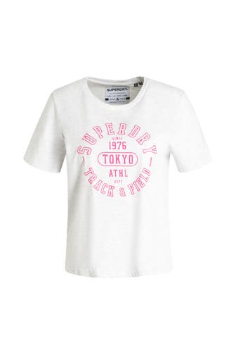 SUPERDRY T-Shirt hellgrau