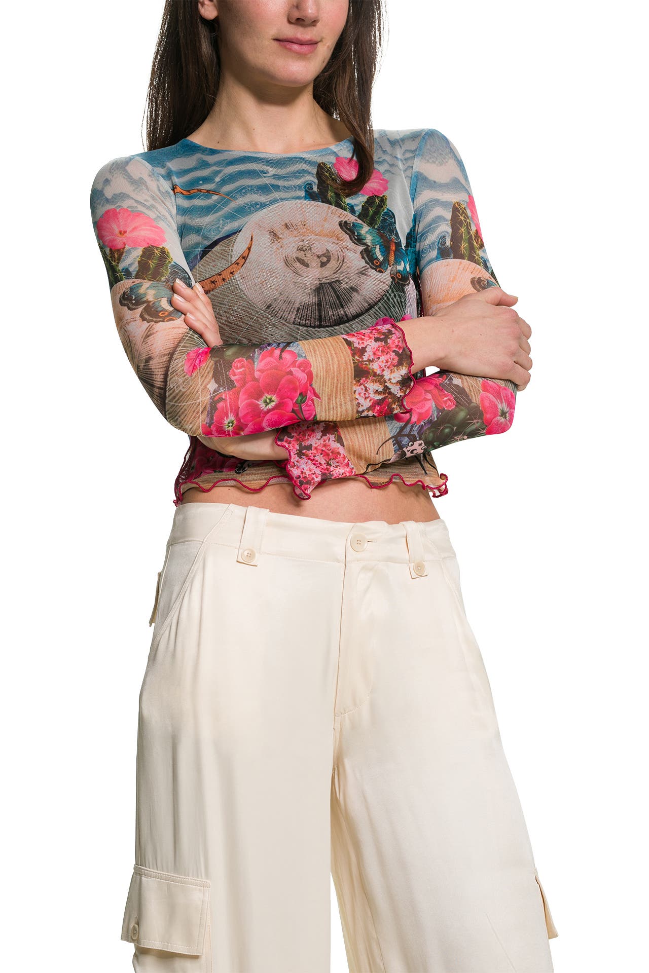 DESIGUAL Longsleeve mehrfarbig, Bild 1