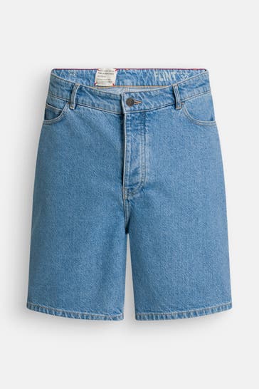 KNOWLEDGE COTTON APPAREL Jeansshorts blau