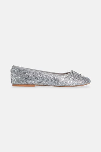 STEVE MADDEN Ballerinas 'Blossom' silber