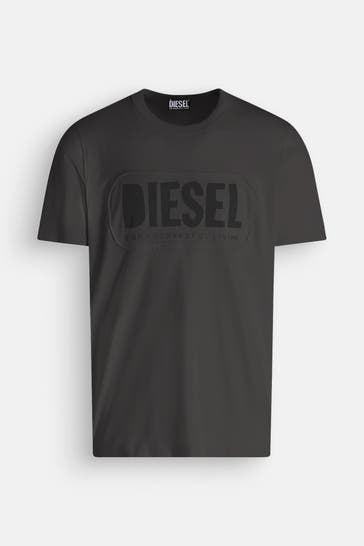 DIESEL T-Shirt dunkelgrau