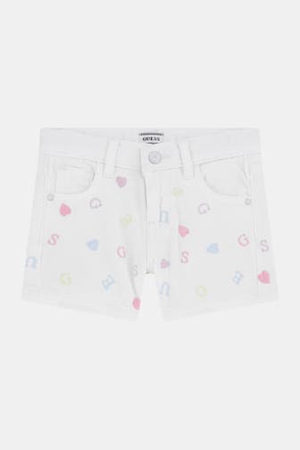 GUESS Jeansshorts weiß