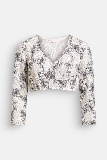 KRÜGER Dirndlbluse 'Ashlyn' floral