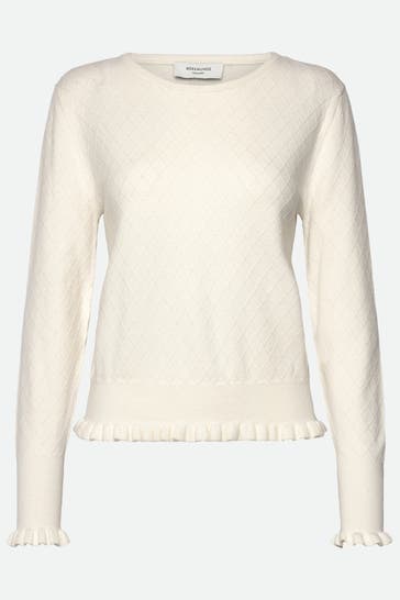 ROSEMUNDE Strickpullover 'Dahlia' ecru