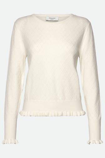 ROSEMUNDE Strickpullover 'Dahlia' ecru