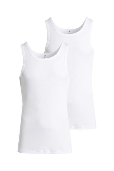 TOM TAILOR - 2er-Pack Tank Top weiß