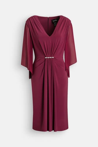 JOSEPH RIBKOFF Cocktailkleid bordeaux