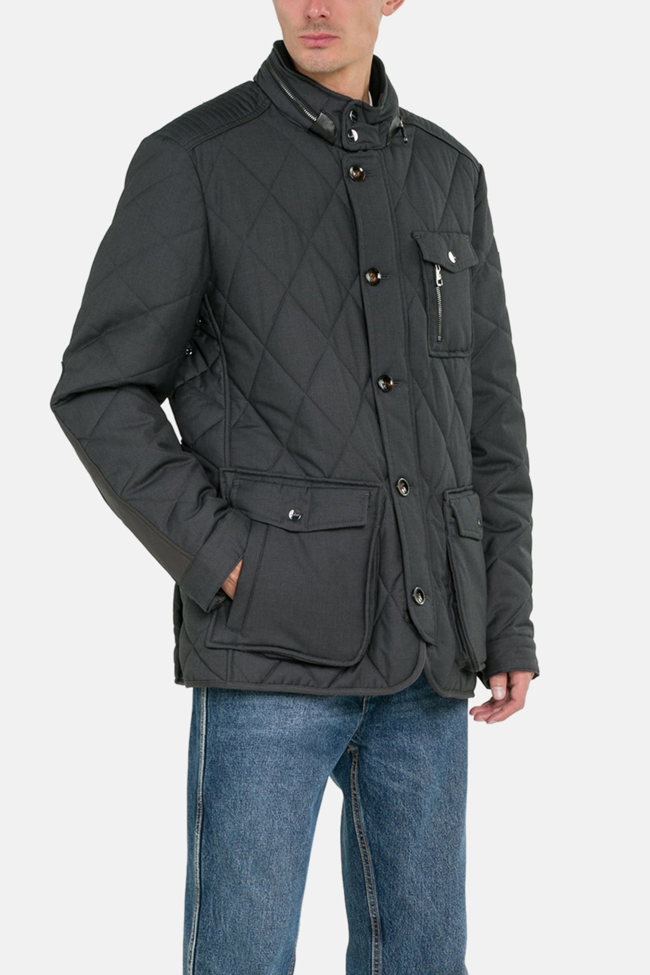 HANDSTICH Steppjacke 'Kent' anthrazit, Bild 1