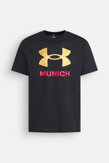 UNDER ARMOUR T-Shirt 'Munich' schwarz