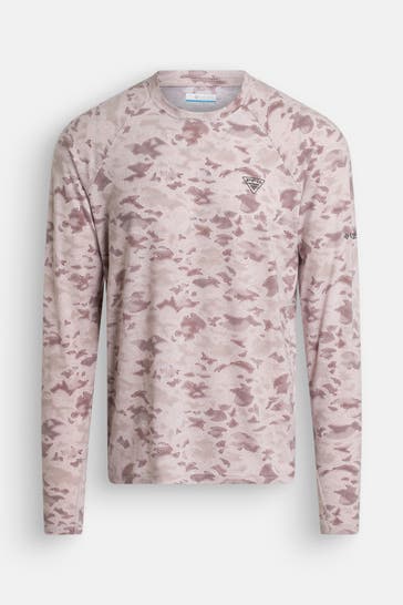 COLUMBIA Longsleeve 'Uncharted' camouflage
