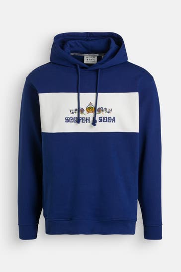 SCOTCH & SODA Hoodie königsblau