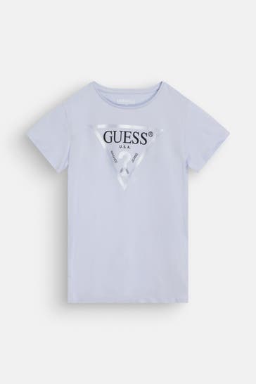 GUESS T-Shirt hellblau