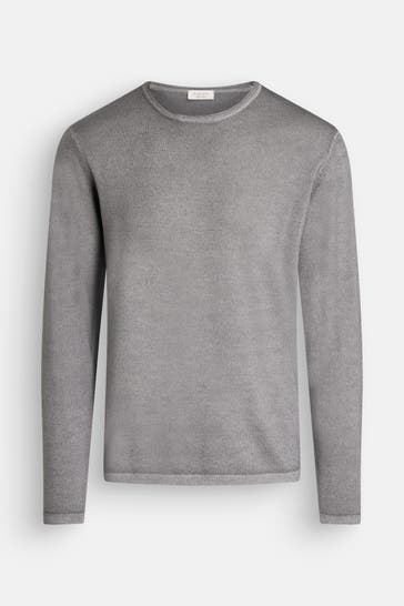 WOOL & CO Strickpullover grau