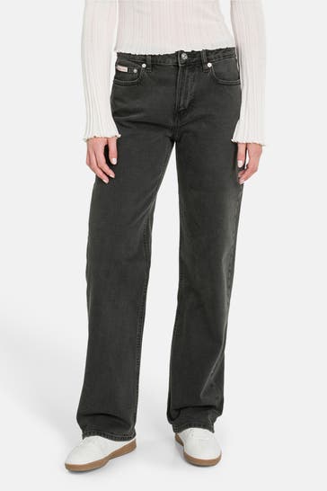 CALVIN KLEIN Jeans schwarz straight